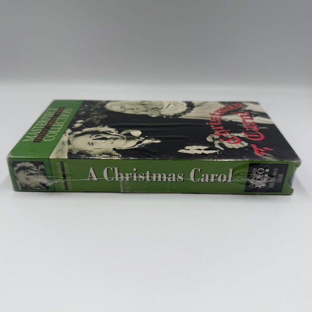 A Christmas Carol VHS Alastair Sim 1951 Film Masterpiece Critics Choice Sealed - Picture 3 of 6